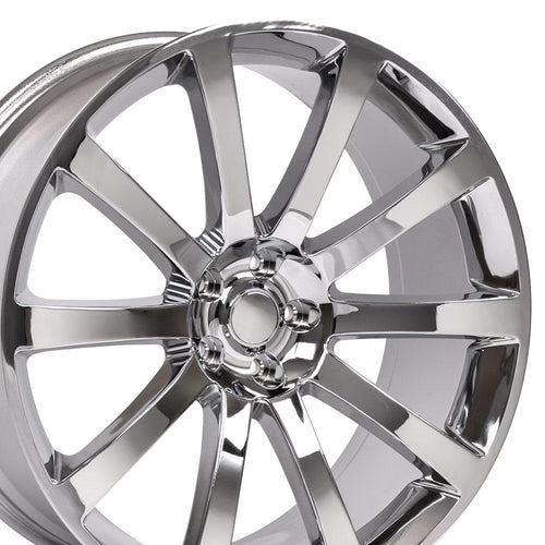 20x9 Wheel Fits Dodge, Chrysler - 300 SRT Style Chrome Rim, Hollander 2253 Fits select: 2005-2006 CHRYSLER 300C, 2006-2022 DODGE CHARGER