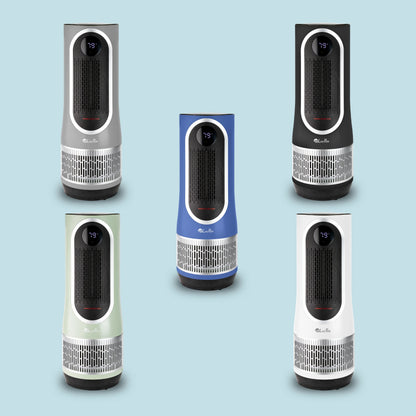 LivePure 3 in 1 Clean Heat Air Purifier/Fan & Heater. Denim Blue