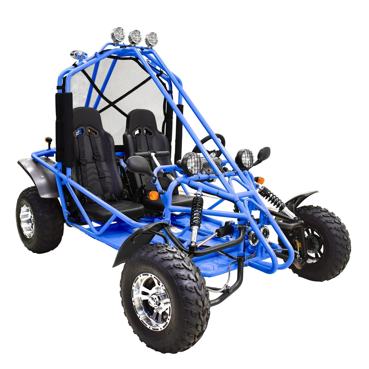 Massimo GKA 200 169cc EFI Adult Go Kart with 10HP Engine, 2WD Off-Road Go Cart, Dual Seats, Red