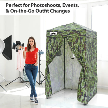 EAGLE PEAK Flex Ultra Compact 4 ft x 4 ft Pop-up Changing Room Canopy, Portable Privacy Cabana