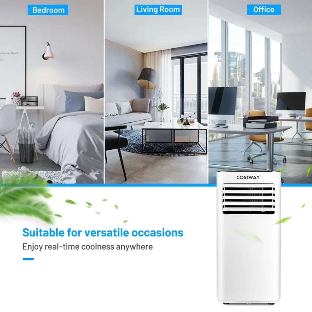 Yardi Yard Portable Air Conditioner 10000 BTU Evaporative Air Cooler Dehumidifier-White, Portable Air Conditioners,Portable AC Cools up to 350 Sq.Ft