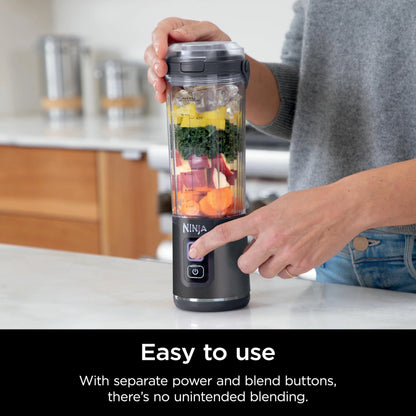 Ninja Blast Portable Blender, Cordless, 18oz. Vessel, Personal Blender for Shakes & Smoothies, BPA Free, Leakproof Lid & Sip Spout, USB-C Rechargeable, Dishwasher Safe Parts, Metallic Purple,
