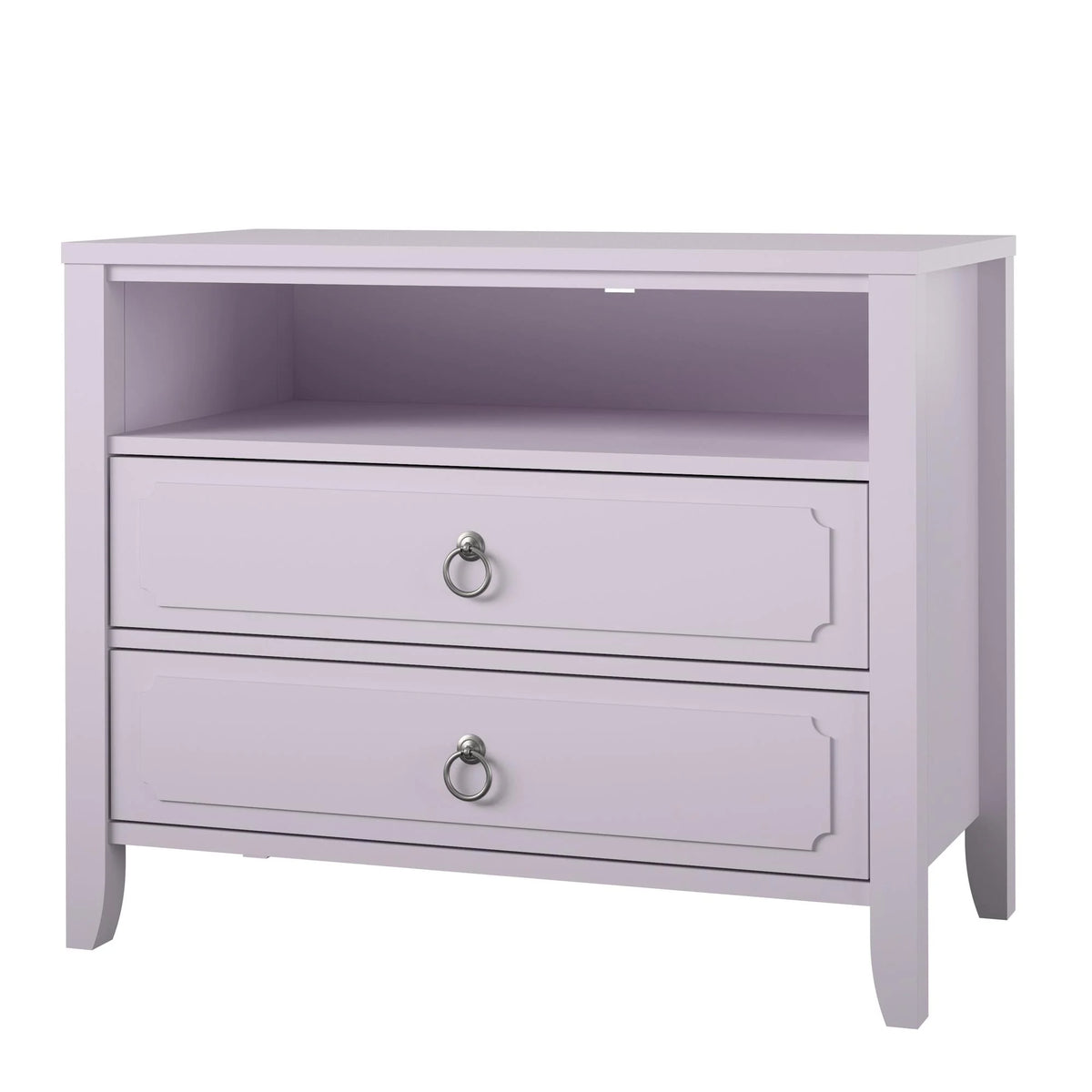 Her Majesty 2 Drawer Nightstand, Mustard Yellow