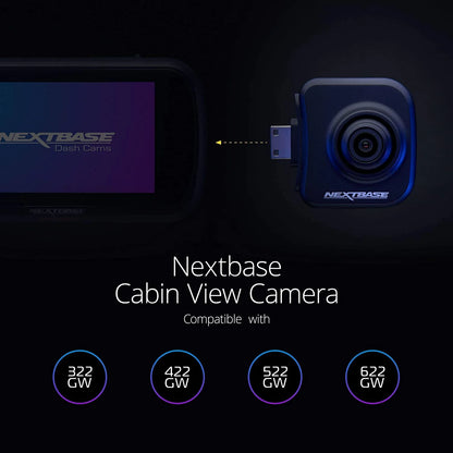 Nextbase Dash Cam Rear Facing Camera Wide (322/422/522/622)
