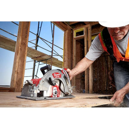 M18 FUEL 18V Lithium-Ion Cordless 7-1/4 in. Rear Handle Circular Saw with 30-Degree Framing Nailer (2-Tool)