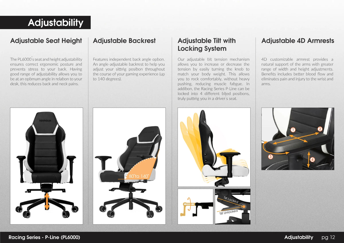 Vertagear Racing Series P-Line PL6000 Gaming Chair Camouflage Edition