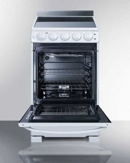 Summit 24�� 2.9 cu ft Electric Range in Ceramic