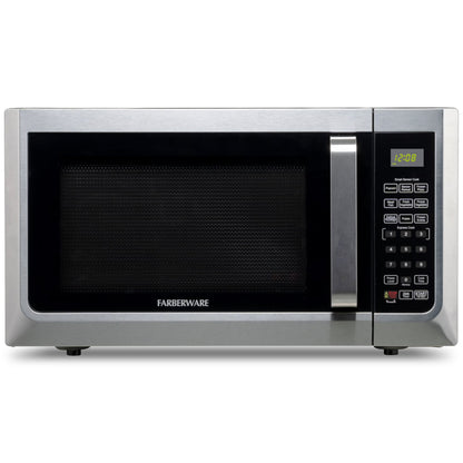 Farberware FMGZ09BKA 0.9 Cu. Ft. Microwave Oven, 900W, Digital Control, LED Display, 6 Cooking Presets, Black