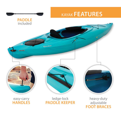 Lifetime Guster 10 Sit-Inside Kayak- Lime Green (90527)