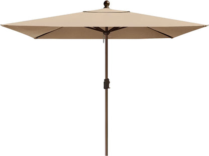 EliteShade Sunumbrella 6x6Ft Square Market Umbrella with Ventilation