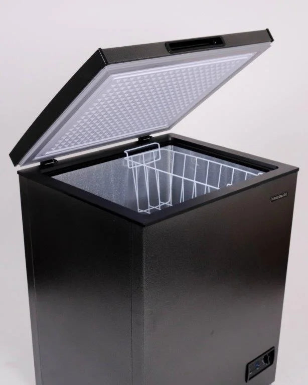 Frigidaire, 5.0 Cu. ft. Chest Freezer, Black Granite Design
