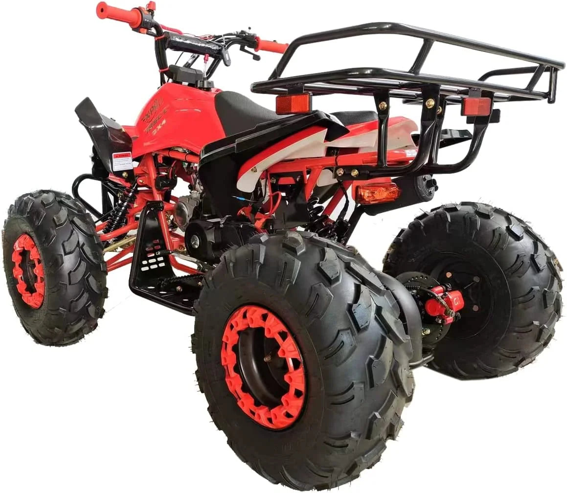 X-Pro Brand New Blast 125cc ATV with Automatic Transmission Reverse LED Headlights Big 19"/18" Tires