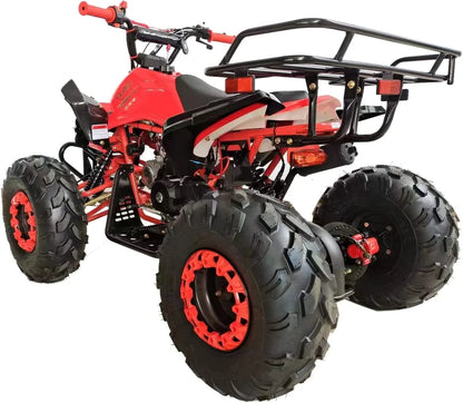X-Pro Brand New Blast 125cc ATV with Automatic Transmission Reverse LED Headlights Big 19"/18" Tires