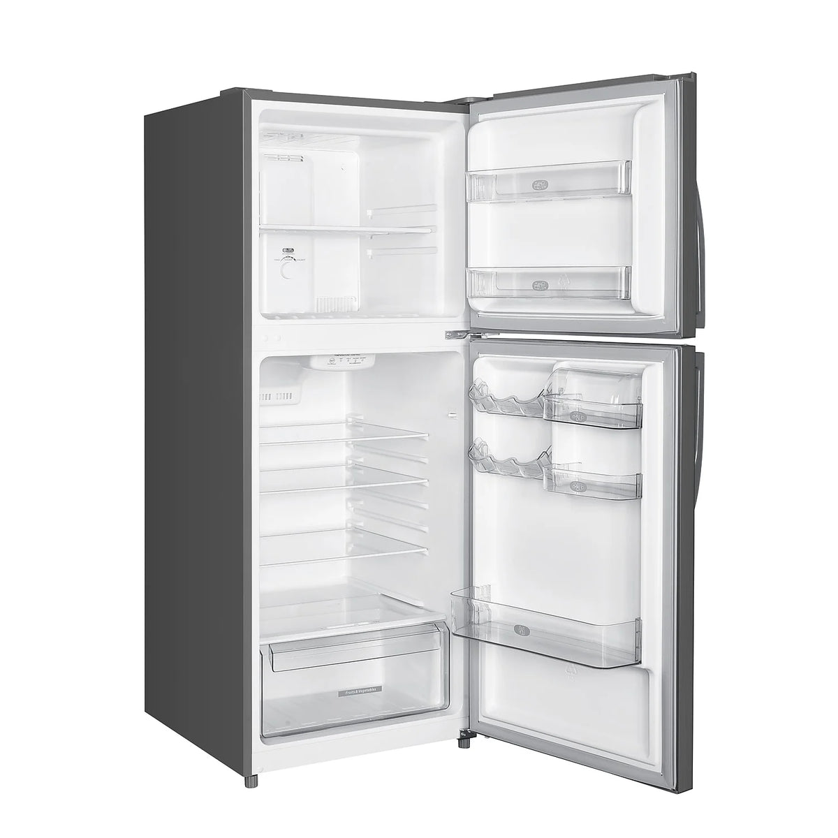 Premium Levella PRN10160HS 23.7" 10.1 Cu. Ft. Refrigerator with Freezer Inox