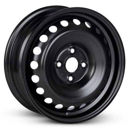 For 2018-2023 Hyundai Accent 15 Inch Painted Black Rim - OE Direct Replacement - Road Ready Car Wheel