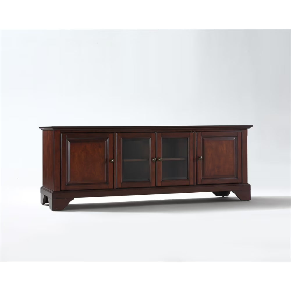 Crosley Furniture Alexandria 60" Low Profile TV Stand in Vintage Mahogany