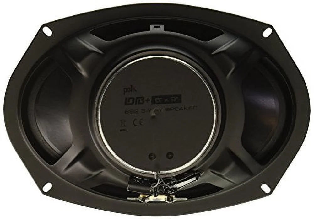 Polk Audio 6x9 Inch 450W 3-Way Car/Boat Coaxial Stereo Audio Speakers Marine , DB692