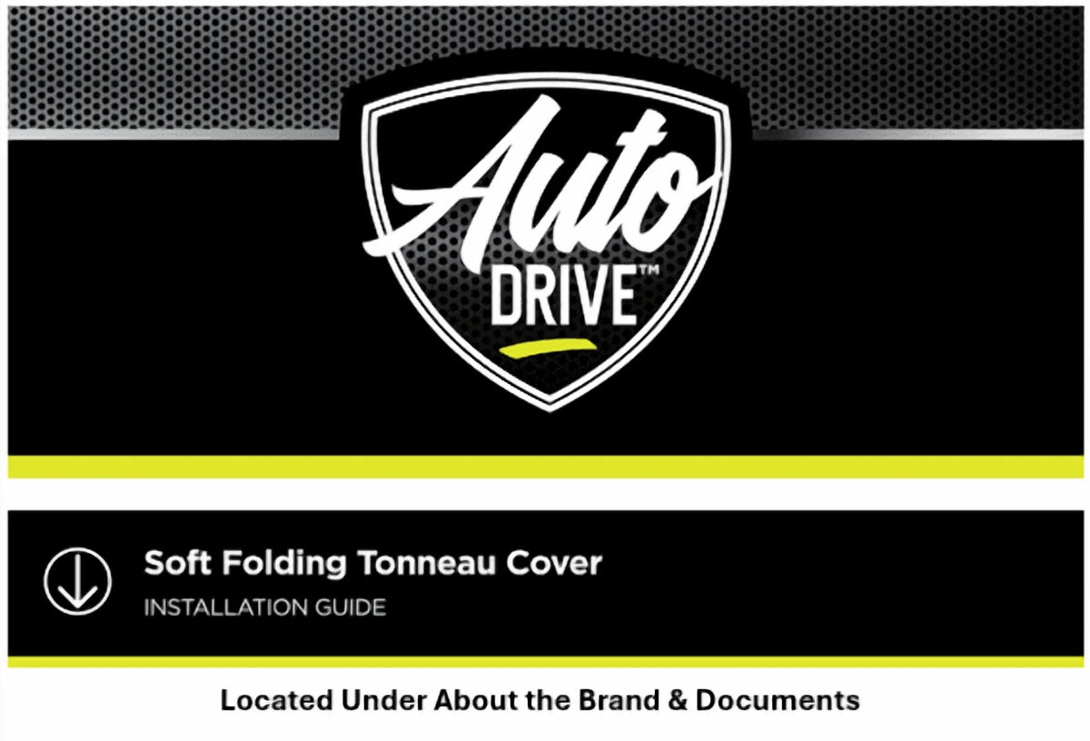 Auto Drive Soft Tri Fold Truck Bed Tonneau Cover Fits Ford Ranger 6' Short Bed 1982-2011