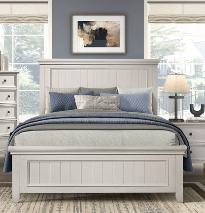 DreamBuck Queen Size Bed Frame, Platform Bed Frame with Headboard, Queen Size Bed Frame with Strong Wooden Slats, Queen Frame for Teens, Adults, Modern Bed Frame for Bedroom, No Box Spring Needed