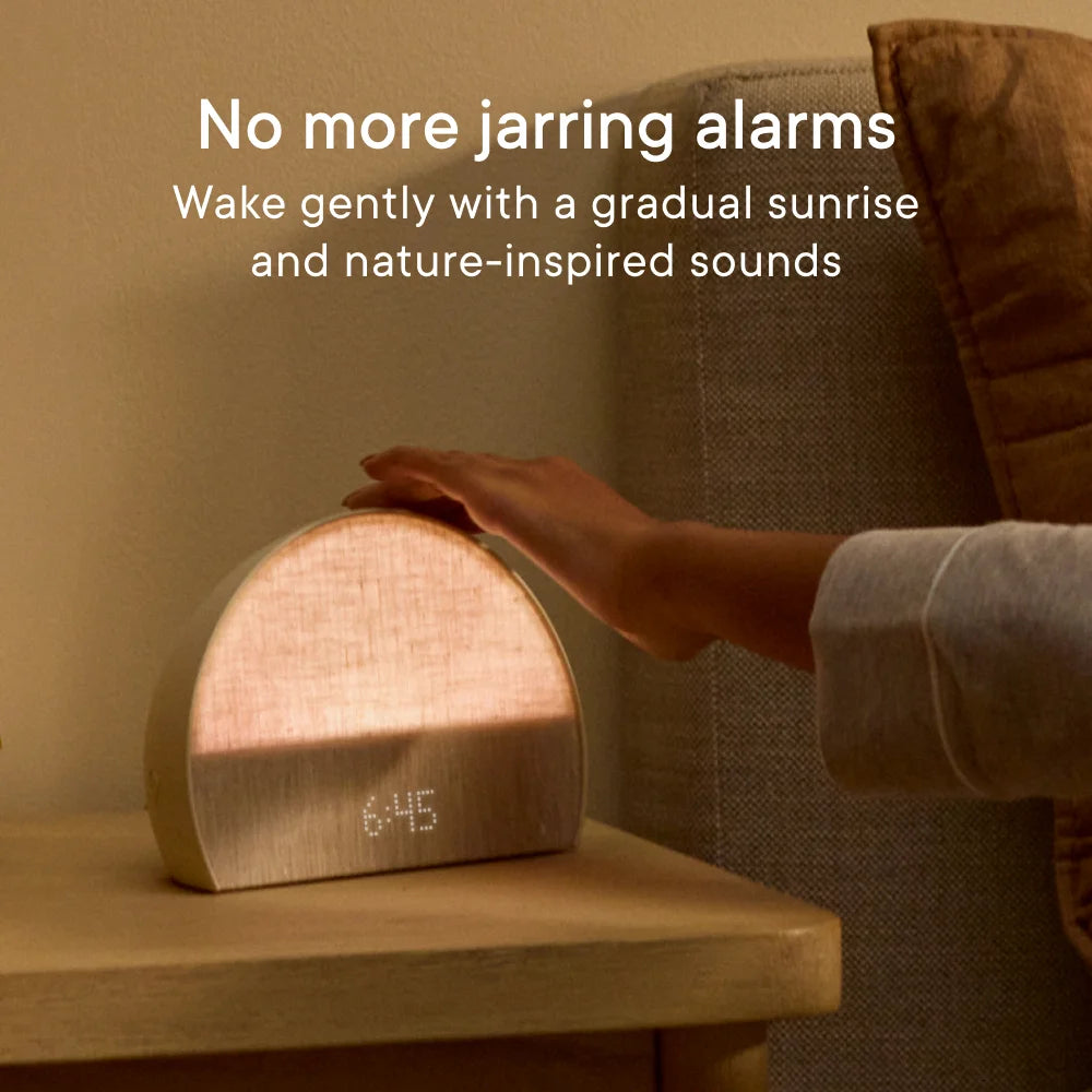 Hatch Restore 2 Sunrise Alarm Clock, Sound Machine, Smart Light (Putty) �?Your Bedside Sleep Guide, White Noise, Custom Sleep Routines, Dimmable Clock, Deep Sleep, Gentle Alarm, Wake Up Rested
