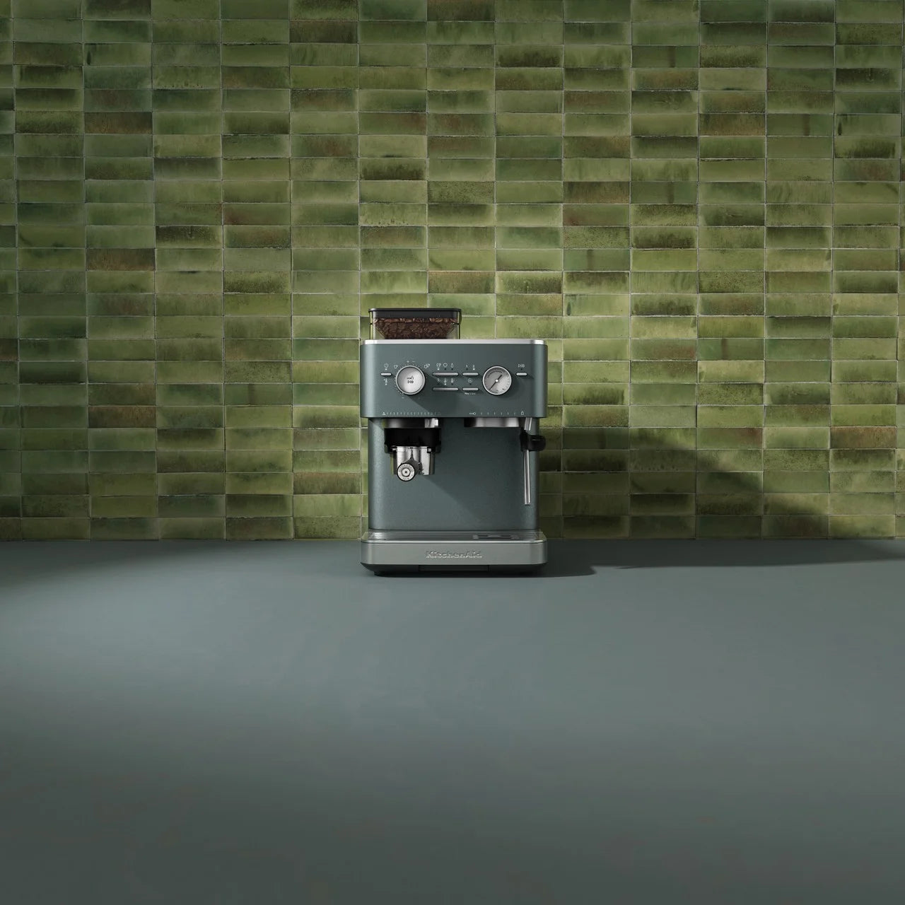KitchenAid Semi Automatic Espresso Machine with Burr Grinder, KES6551