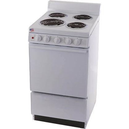 Premier&nbsp;2.4 Cu. Ft. White Freestanding Electric Coil Range