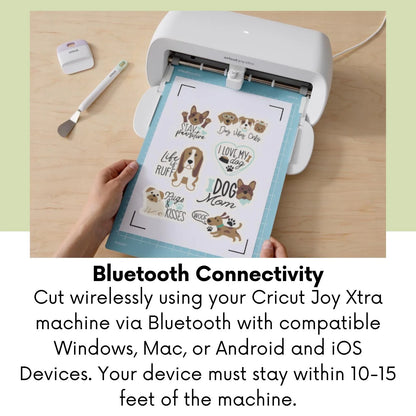 Cricut Joy Xtra Die-Cutting Machine Sticker Edition Bundle, White- New Walmart Exclusive