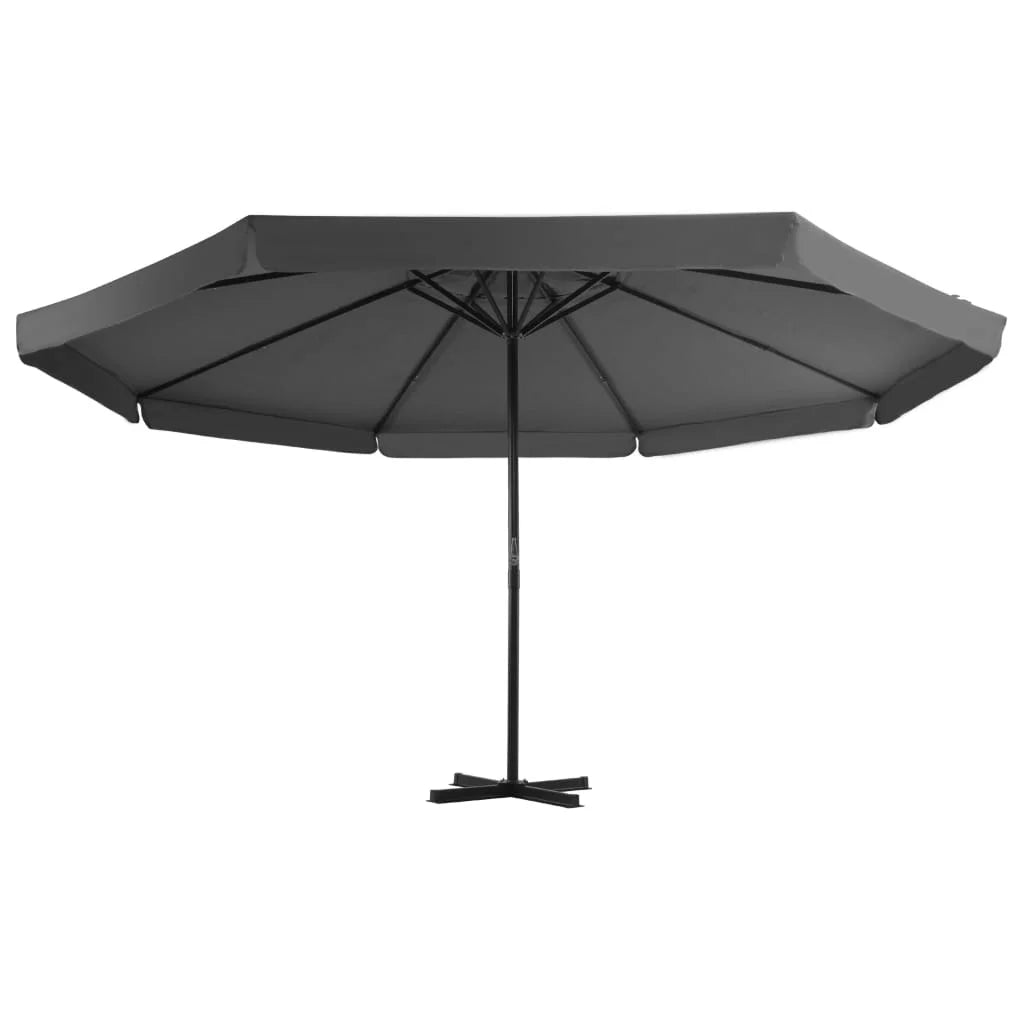vidaXL Garden Parasol Azure Blue Polyester with PA coating Large