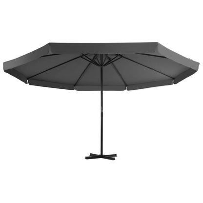 vidaXL Garden Parasol Azure Blue Polyester with PA coating Large