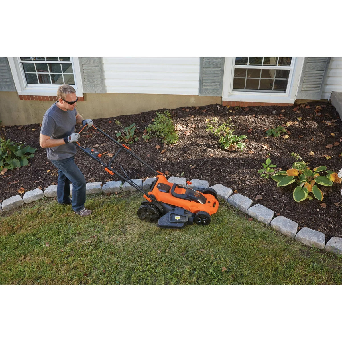 BLACK+DECKER 40V MAX* Cordless Lawn Mower with Battery and Charger Included, (CM2043C)