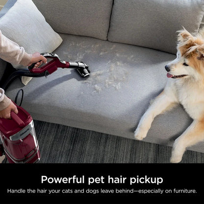Shark Detect Lift-Away ADV Corded Upright Vacuum with PowerFins Detect, Self-Cleaning Brushroll & Odor Neutralizer Technology, LA492, Burgundy