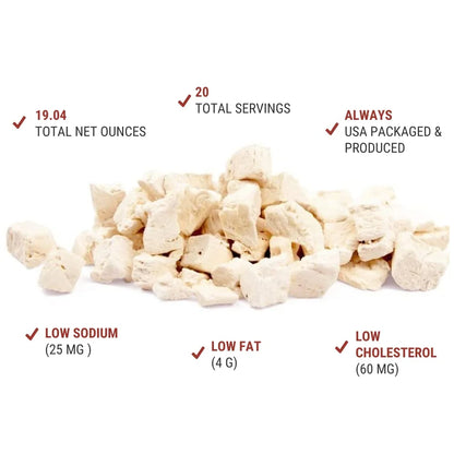 Nutristore Freeze Dried Chicken, Emergency Survival Bulk Food Storage (Pack of 10)