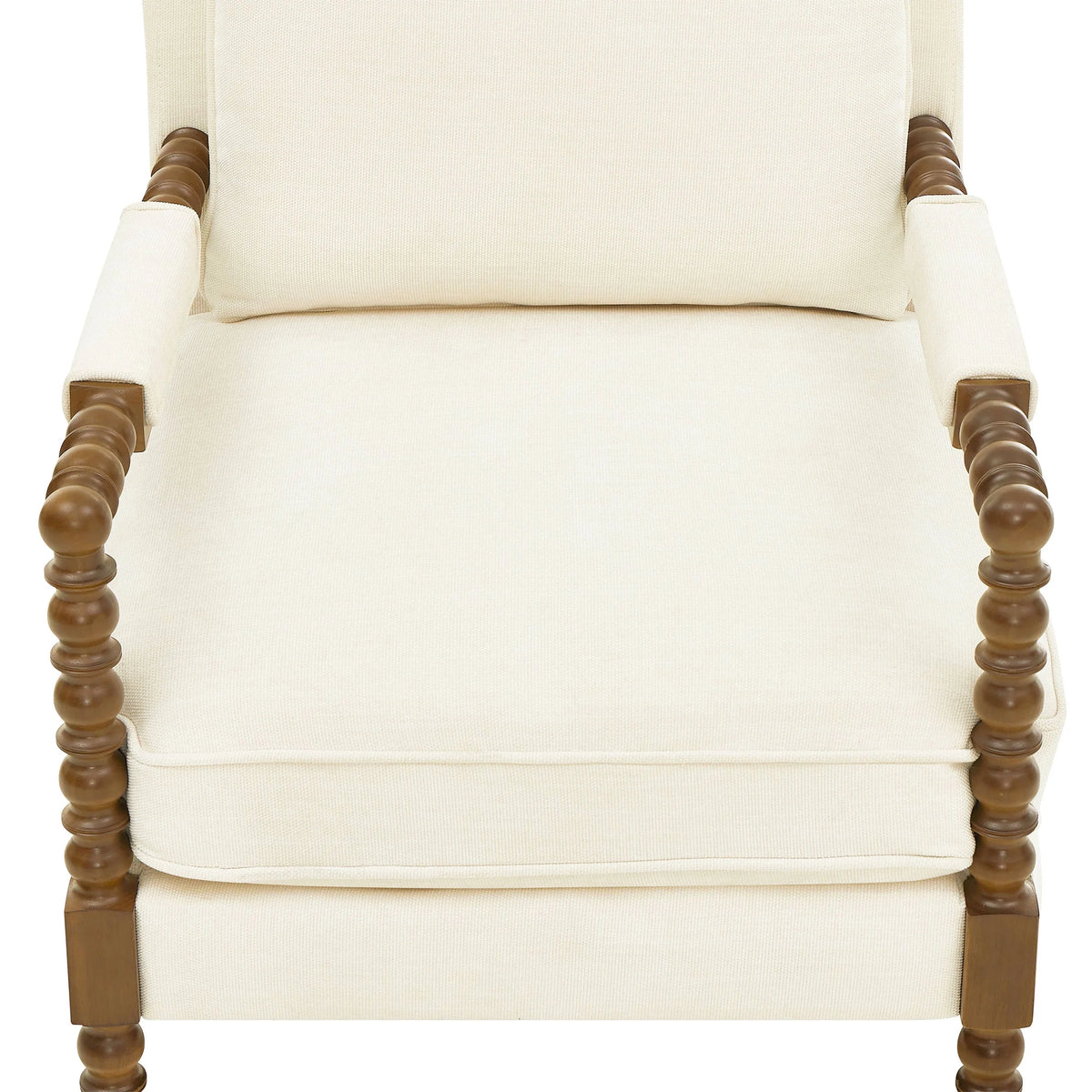 Pioneer Woman Harper Spindle Accent Chair, Jade Fabric Upholstery