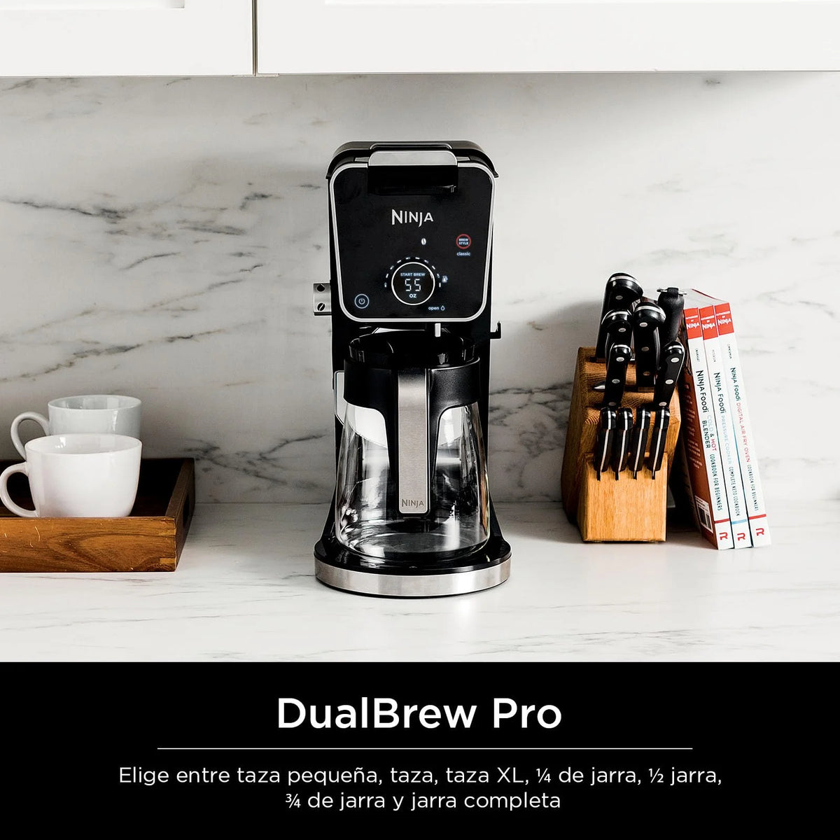 Ninja Drip Coffee Maker With K Cup Combo, DualBrew Pro Specialty Coffee System, Coffee Machine Compatible with K-Cup Pods, 12 Cup Single Serve Coffee Makers with Paper Filter, CFP301 Frother? F