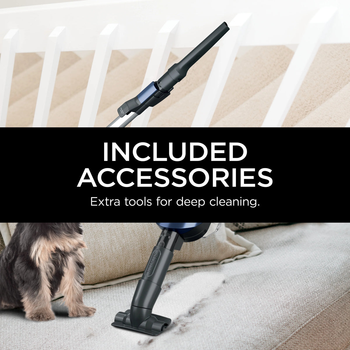 Shark?? UltraLight Pet Pro Corded Stick, PowerFinsa?�� and Self-Cleaning Brushroll, HZ600, Cordless Stick Vacuum, Lightweight, Powerful Suction, Pet Hair, Hard Floor, Carpet, HEPA Filter