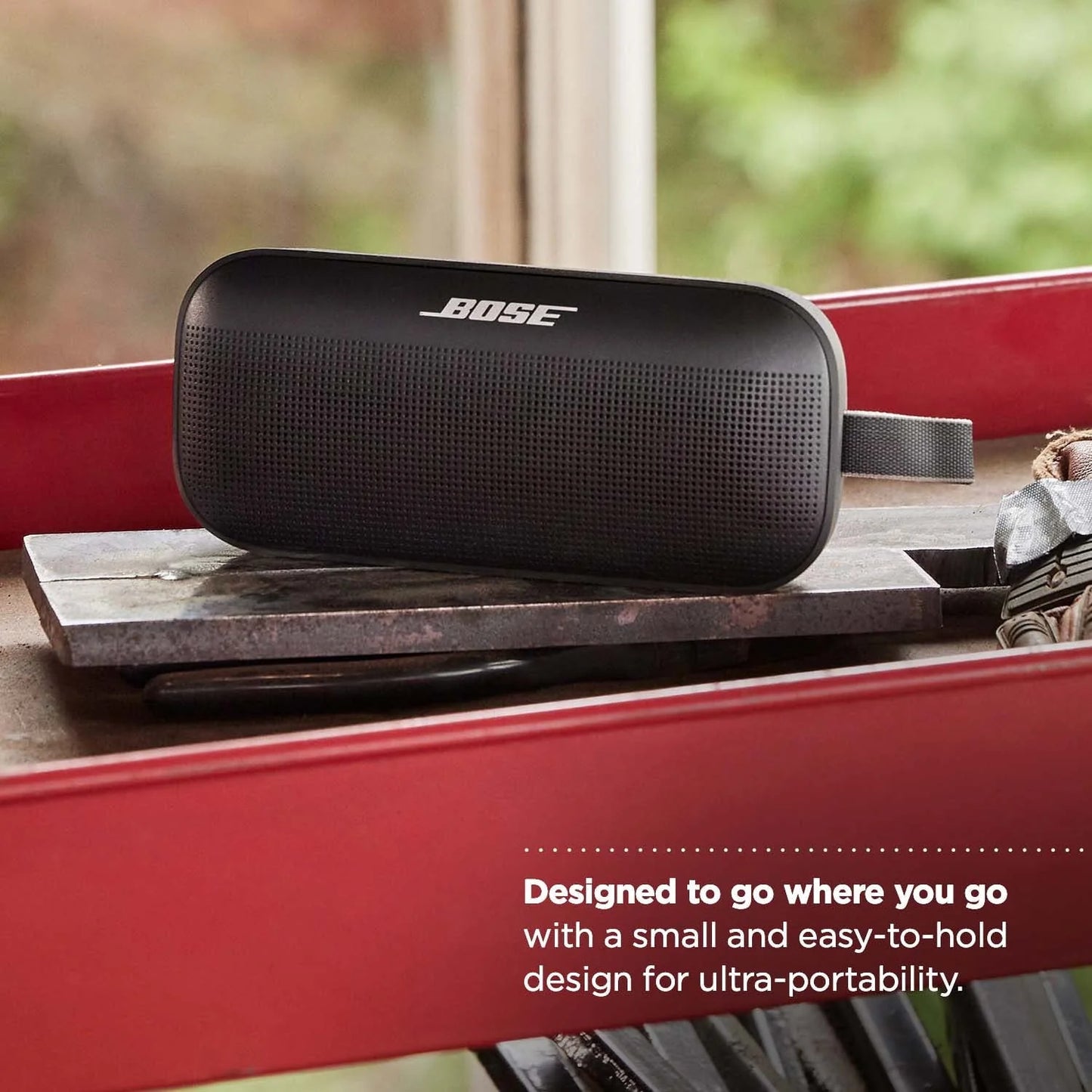 Bose SoundLink Flex Wireless Waterproof Portable Bluetooth Speaker, Black