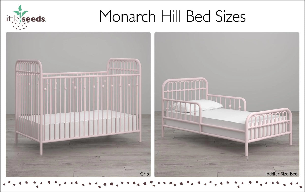 Little Seeds Monarch Hill Ivy Metal Toddler Bed, Gold