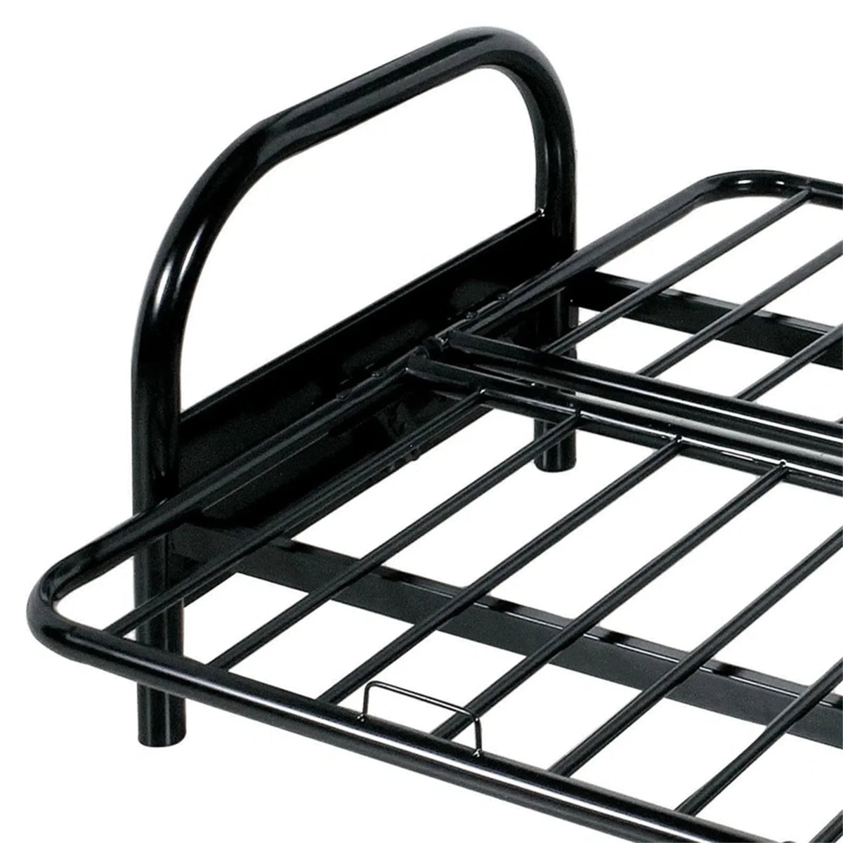 Aukfa 77" Futon Frame Metal Futon Full Size Sofa Bed, Space Save, Black