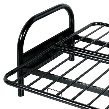 Aukfa 77" Futon Frame Metal Futon Full Size Sofa Bed, Space Save, Black
