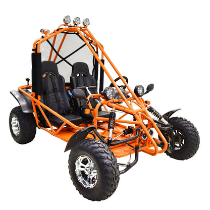 Massimo GKA 200 169cc EFI Adult Go Kart with 10HP Engine, 2WD Off-Road Go Cart, Dual Seats, Red