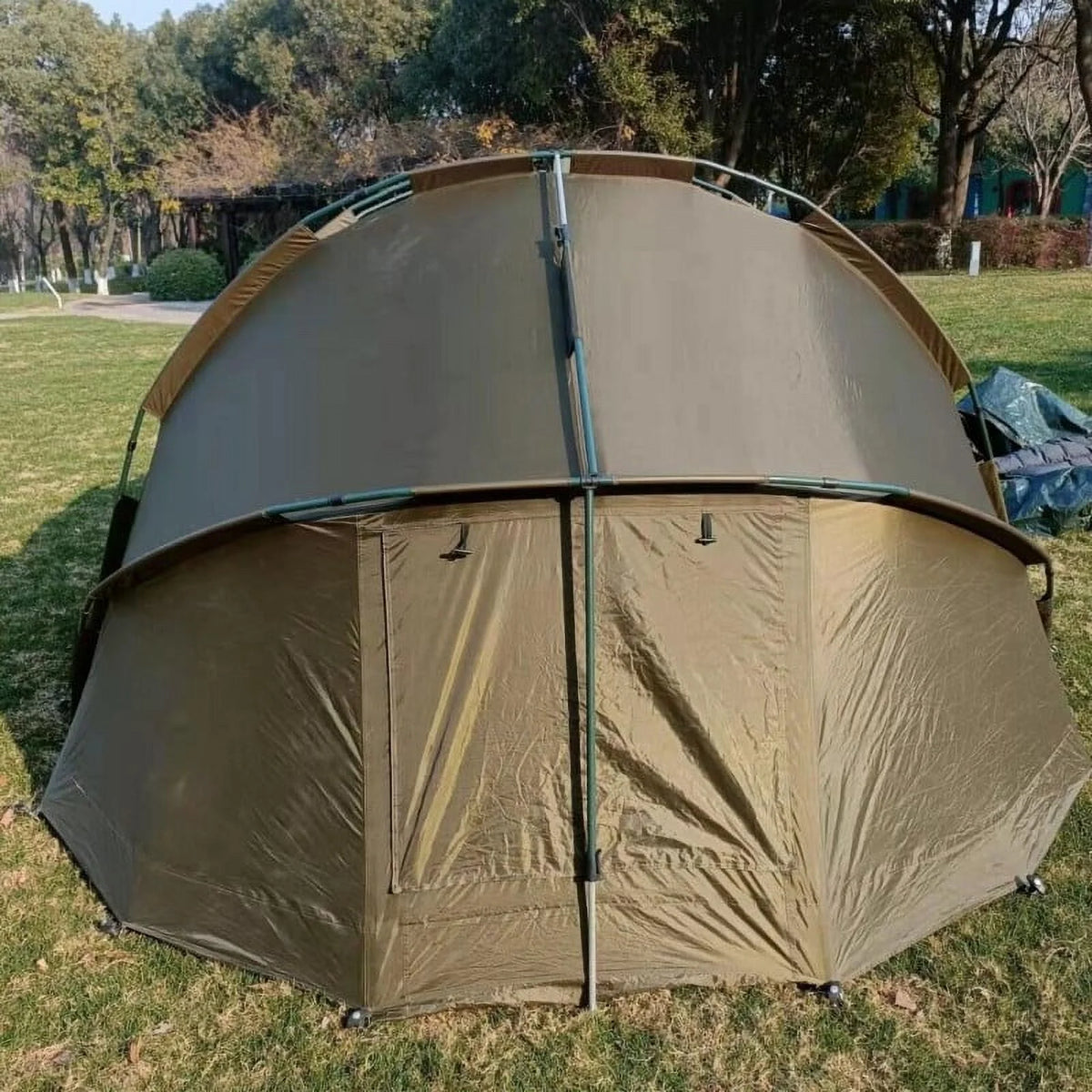 Latourreg Outdoor Camping Recreational Green Carp Fishing Tent For 1-2 Persons