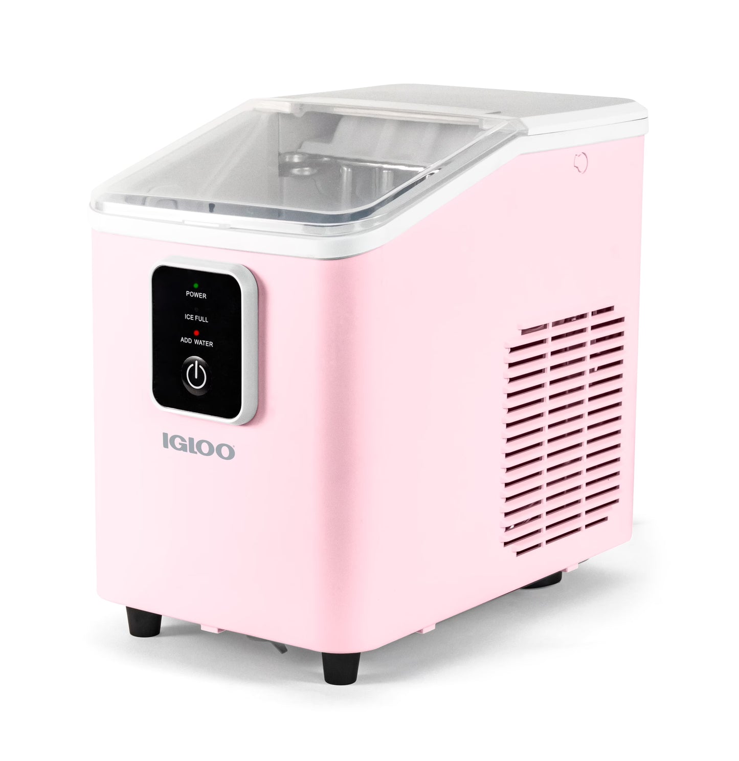 Igloo Self-Cleaning Countertop Ice Maker - Compact and Portable - Creates 26 lbs. Per Day, 8 Pieces Ready Every 7-8 Minutes - Includes Ice Scoop and Basket - Aqua
