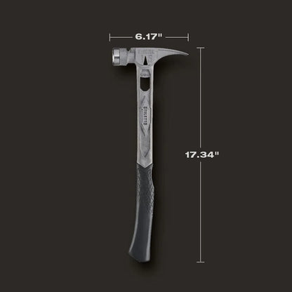 Stiletto TIB15MC 15-oz TIBONE Titanium Hammer Milled Face with Curved Handle