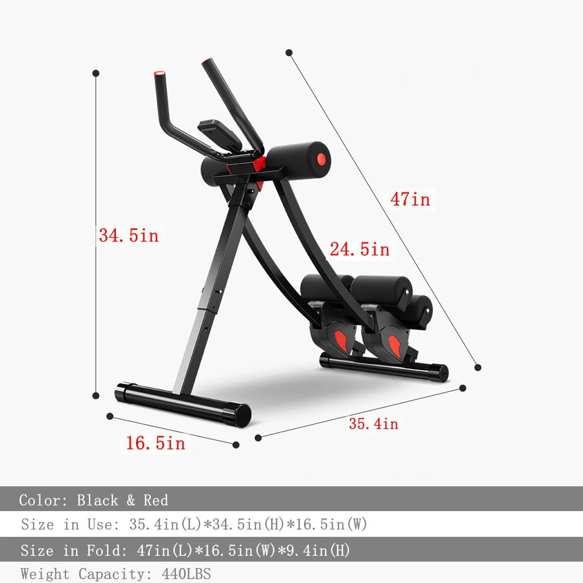Fitlaya Fitness ab Workout Equipment for Home Gym, ab machine Home Fitness Equipment For Men and Women.