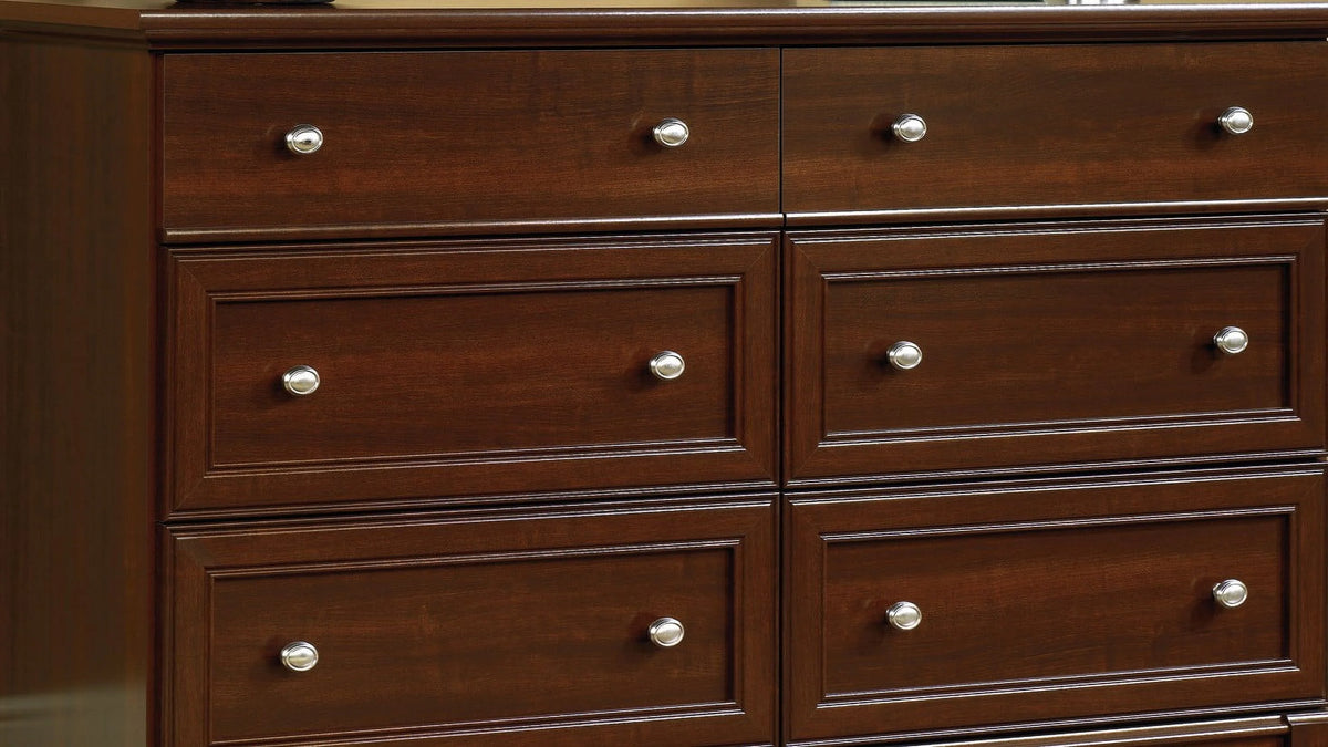 Sauder Palladia 6-Drawer Bedroom Dresser, Vintage Oak Finish