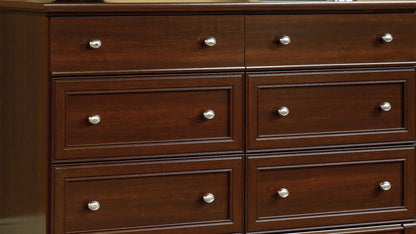 Sauder Palladia 6-Drawer Bedroom Dresser, Vintage Oak Finish