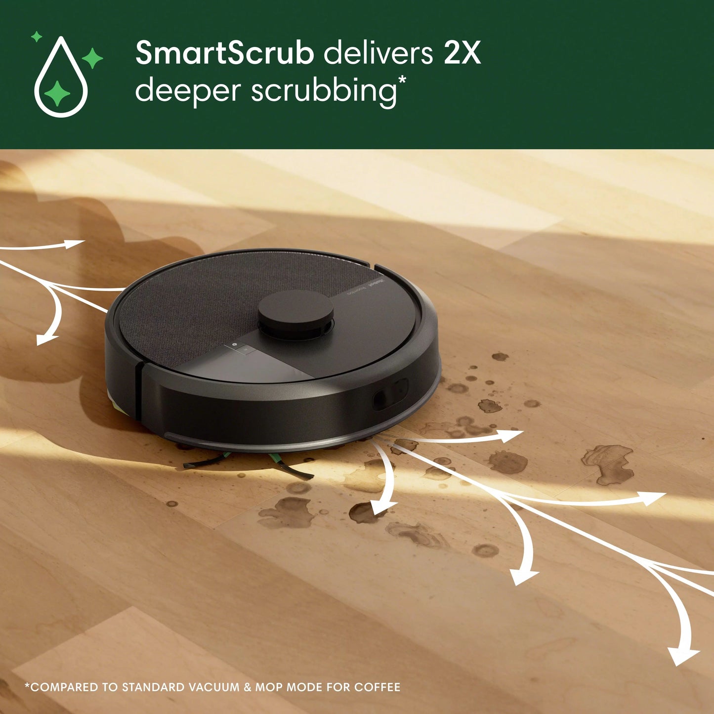 iRobot Roomba 105 Combo Robot Vacuum & Mop with AutoEmpty Dock - Self-Empties for 75 Days,Multi-Surfaces, Intense Power-Lifting Suction, Avoids Mopping Carpets,LiDAR, Model Y354020