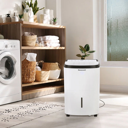 Honeywell 50 Pint Energy Star Dehumidifier with Pump for Basements & Large Rooms Up To 4000 Sq. ft.