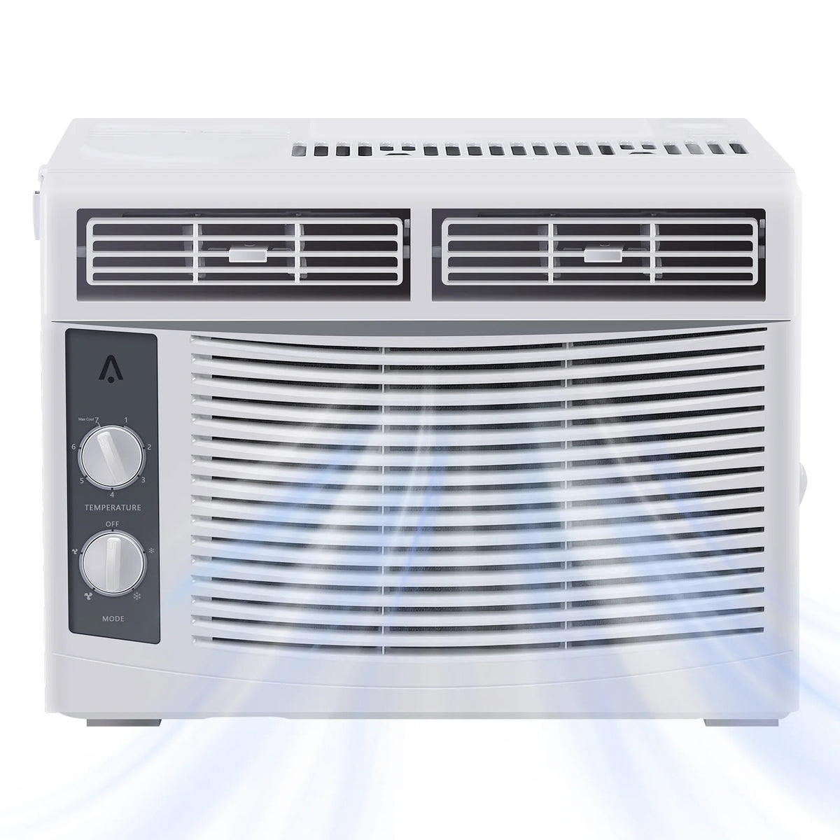Garvee 5000 BTU Window Air Conditioner,Fast Cooling for Rooms up to 150 Sq. ft,Window Ac Unit with 7 Level Temperature Setting,White