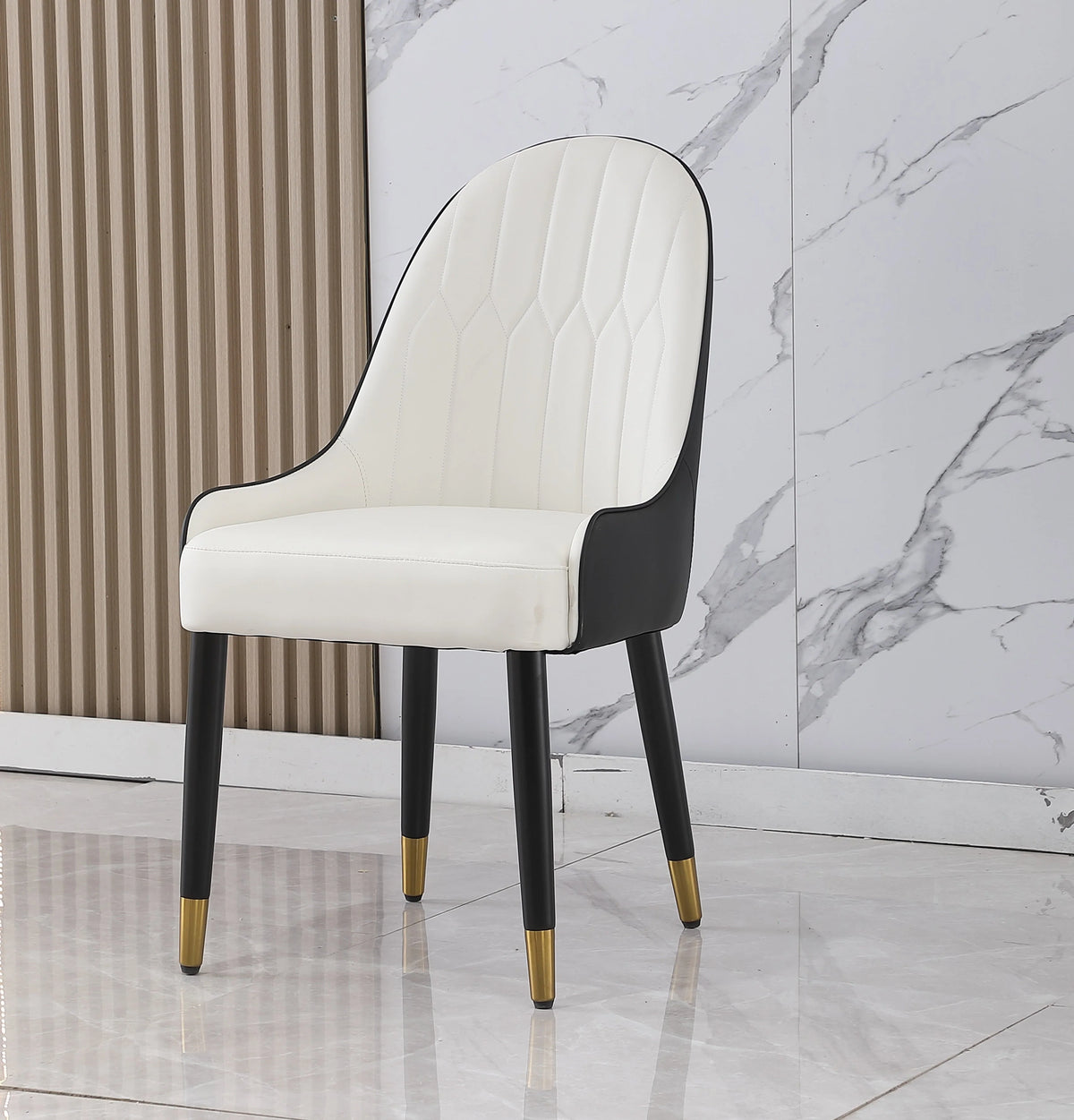 Montary 7 Piece Dining Room Set, Modern Dining Table and Chairs Set, Sintered Stone Dining Table Set for 6, White Marble Dining Table with 6 Chairs for Kitchen, Dining Room